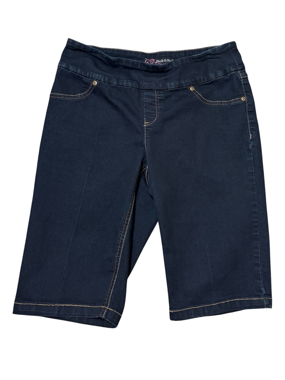 Peck & Peck Denim Bermuda Shorts